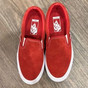 Vans Slip on pro Red, size 6 men, unisex